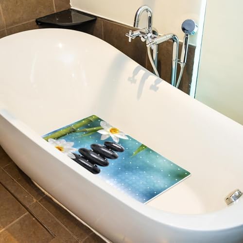 Shower Mat Non Slip, 26.8 x 15.1 Inch Bathtub Mat - Image 5