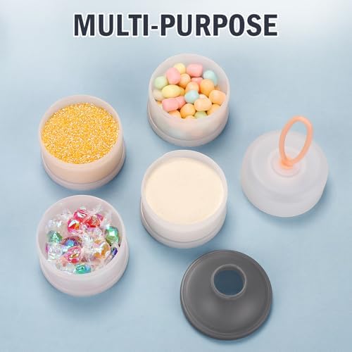 Accmor 2 Pack Baby Formula Dispenser On The Go, Stackable Formula Dispenser - Image 4