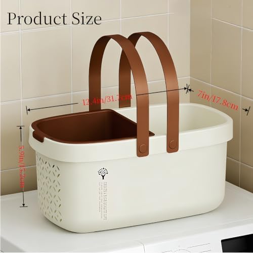 Pulseplay Portable Plastic Shower Caddy Basket - Image 5