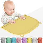 Large Silicone Placemat, Raised Edge Leakproof, Non-Slip by AUFORPET