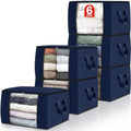 Fab totes 6 Pack Storage Bags for Clothes Blanket Storage Bins by Fabtotes
