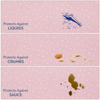 Baby Splat Mat for Under High Chair, 2 Pack, 42 x 42 Inch - Image 5