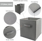 EBIGIC Storage Cubes Collapsible fabric Storage bins, cube storage organizer - Image 3