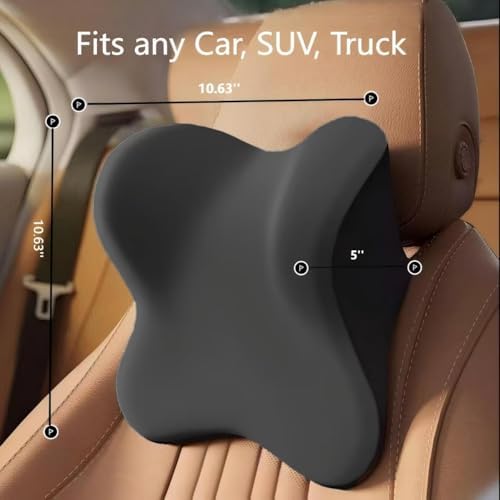 2 Pack Car Headrest Pillow for Neck Support, Soft Car Neck Pillow for Driving - Image 2