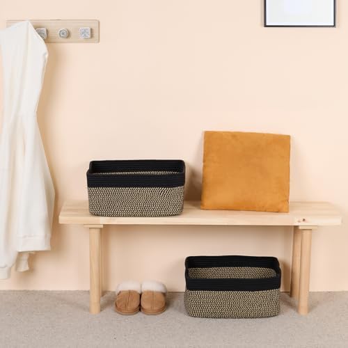 MiniArk Large Storage Baskets for Shelves, Baby Nursery, Toy Baskets Box - Image 6