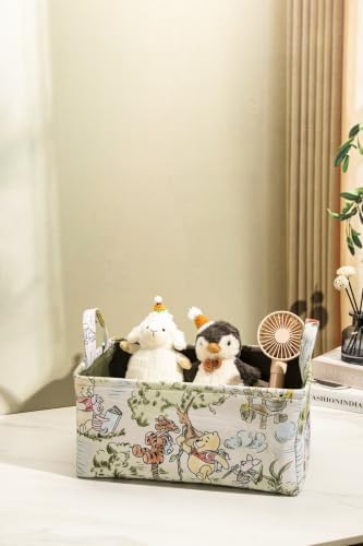 Winnie Storage Nursery Basket, Table Organizer, Pooh Nursery Decor, Baby Stuff - Image 2