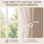 RTZEN Metal Curtain Tiebacks, Drapery Holders - Image 4