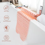 TEESHLY Bathtub Mats for Shower Tub, Extra Long Non-Slip 39 x 16 Inch Bath Mat - Image 5