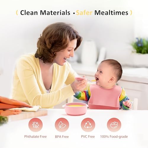 Bufims 9-Piece Silicone Baby Feeding Set - Image 3