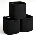 ICERZCZ 11 Inch Cube Storage Bins, Storage Cube Organizer Bins, Woven Cotton by ICERZCZ