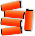 Neoprene Luggage Handle Wrap 5pcs Pack Neon Luggage Tags/Identifiers Bright by GOWRAPS