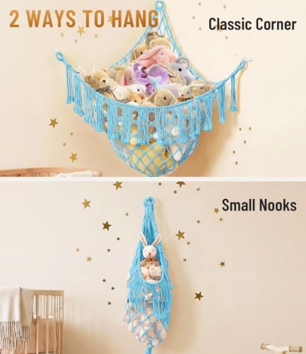 Lare Stuffed Animal Storage Hammock Corner Net - Image 4