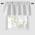 Hiasan Greyish White Valance Curtains by Hiasan