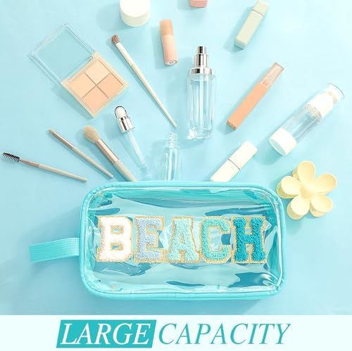Kacctyen Clear Beach Pouch Bag Waterproof Swim Spf Makeup Sunscreen Bag - Image 4