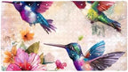 Shower Mat Non Slip, Hummingbird Flower Anti Slip Bath Mat by Anna+Cowper