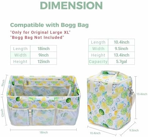 Nyton Organizer Insert for Original Large Bogg Bag Cover Beach Liner for XL - Image 5