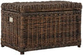 happimess Elijah 31" Wicker Storage Trunk Footlocker Chest by Happimess