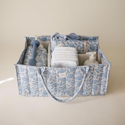 mushie Baby Diaper Caddy | Newborn Essentials Organizer - Image 3