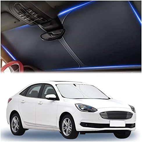 300T Thickened Automotive Glass Sunshade and Comes by Aokdom
