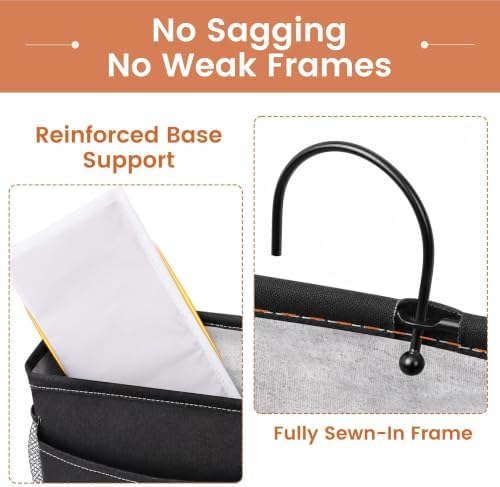 Fab totes Bedside Caddy for Dorm Bed, Bedside Storage Bag Hanging Organizer - Image 7