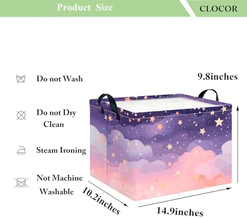 CLOCOR Rectangular Storage Bin, Waterproof Books Box, Gift Basket - Image 6