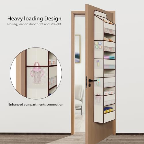 Univivi Fabric Over Door Hanging Organizer - Image 2