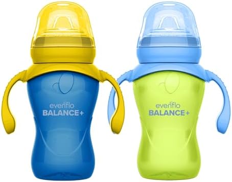 Evenflo Balance+ Trainer Cups for Babies 6+ Months, 2 Pack, Ergonomic Design - Image 3