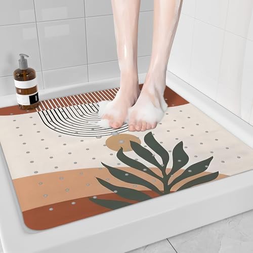 Leaves Square Anti Slip Shower Mats - Image 5