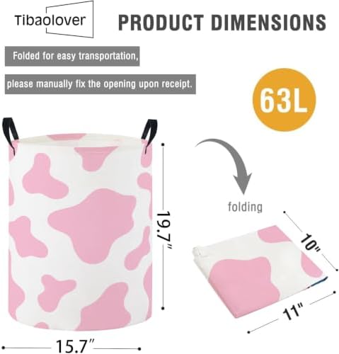 Baby Laundry Basket Baby Nursery Hamper Kids Laundry Basket Toy Storage Bin - Image 2