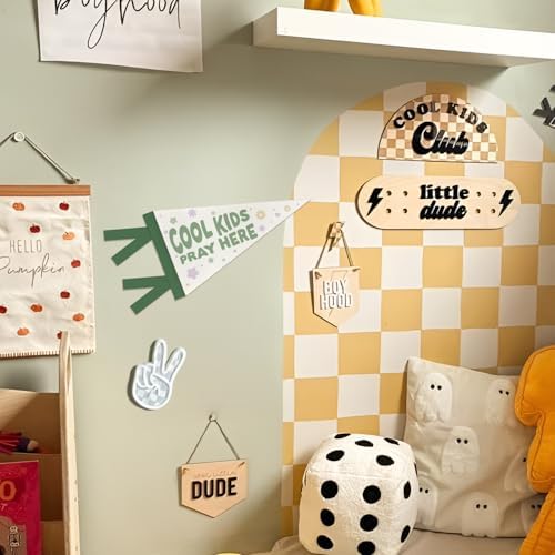 Christian Nursery Playroom Decor Cool Kids Pennant Banner Flags - Image 3