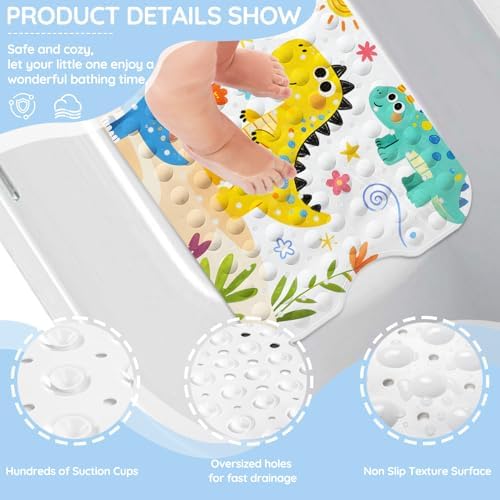 Kids Bathtub Mat, Non Slip Cartoon Bath Mat - Image 3