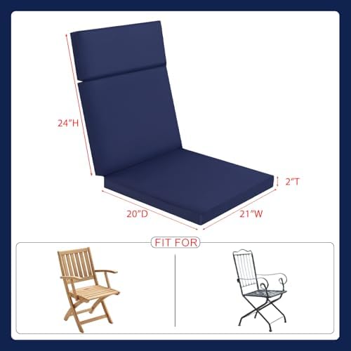 Favoyard Waterproof Outdoor Chair Cushion - Image 2