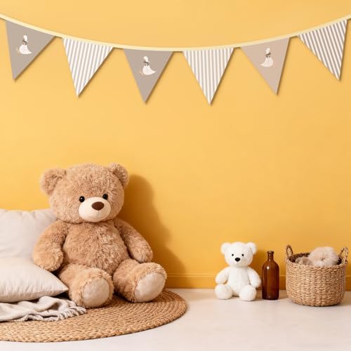 Hahafelt Goose Fabric Banner 1st Birthday Decor - Image 4