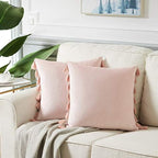 Fancy Homi Pack of 2 Decorative Throw Pillow Covers - Image 7