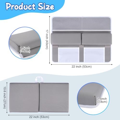 Baby Bath Kneeler and Elbow Rest Pad Set, Bath Kneeling Pad - Image 2