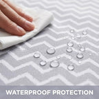 Baby Splat Mat for Under High Chair, 51 x 51 Inch Splash Mat, Waterproof and - Image 3