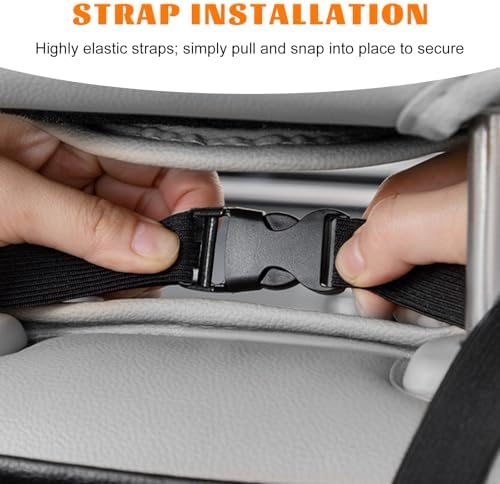 Car Seat Back Organizer, Foldable Leather Auto Backseat Hanging Storage Pocket - Image 4