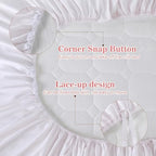 Smoothnovelty White Crib Bed Skirts - Image 3