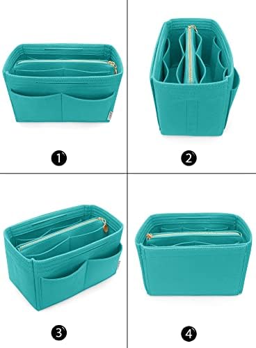 LEXSION Felt Purse Organizer Insert, Tote Bag Shaper Dividers - Image 3