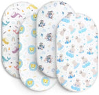 Baby Bassinet Sheets for Baby Boy Girls, Baby Delight, Angelbliss by Unknown