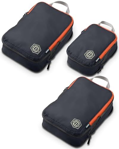 TRIPPED Travel Gear Compression Packing Cubes by TRIPPEDTravelGear