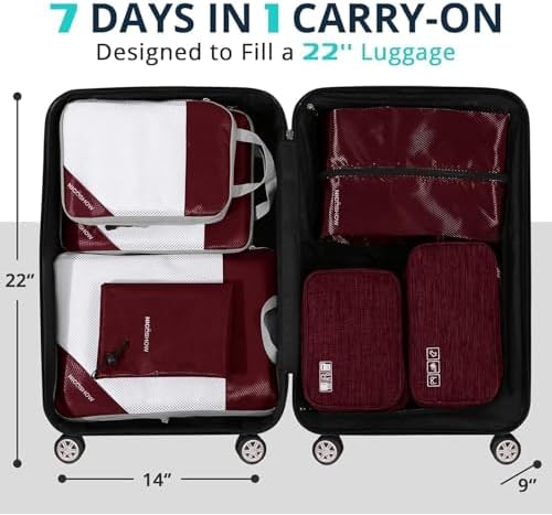 NICOSHOW 7 Set Compression Packing Cubes - Image 6