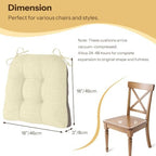 Chair Cushions for Dining Chairs Set of 4 - Image 2