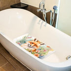 Shower Mat Non Slip 26.8 x 15.1 Inches, Fox Flower Bathtub Mat Shower Stall Mats - Image 4