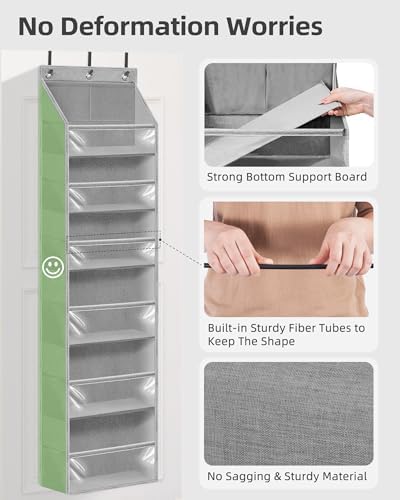 STORAGE MANIAC Over the Door Organizer 6-Shelf Closet Hanging Storage - Image 4