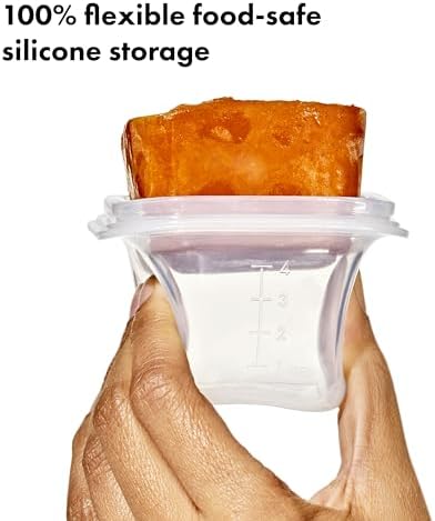 OXO Tot Silicone Baby Blocks Food Storage Containers - Image 3