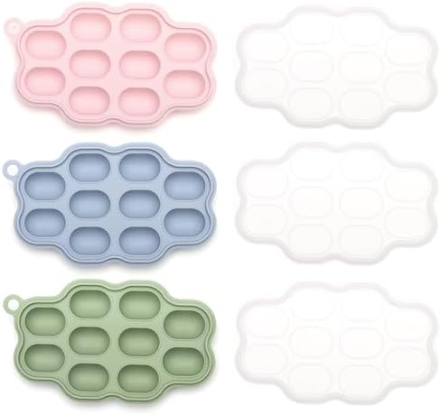 Silicone Nibble Freezer Tray, Kingkam Baby Breastmilk Popsicle Molds, Baby by KingKam