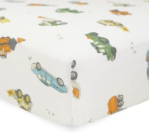 Little Unicorn Premium Crib Sheet | Breathable & Super-Soft Muslin Fabric - Image 2