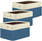 BALEINE 3 Pack Fabric Closet Storage Bins by BALEINE