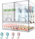 Baby Bottle Organizer with Hooks by Zebrater